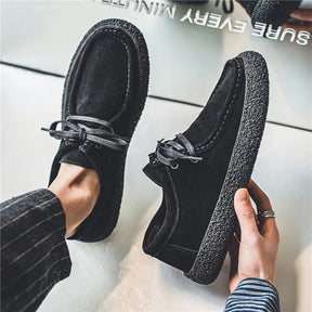 Chaussure en Daim Semelle Épaisse - Homme Urbain EU