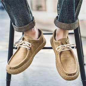 Chaussure en Daim Semelle Épaisse - Homme Urbain EU